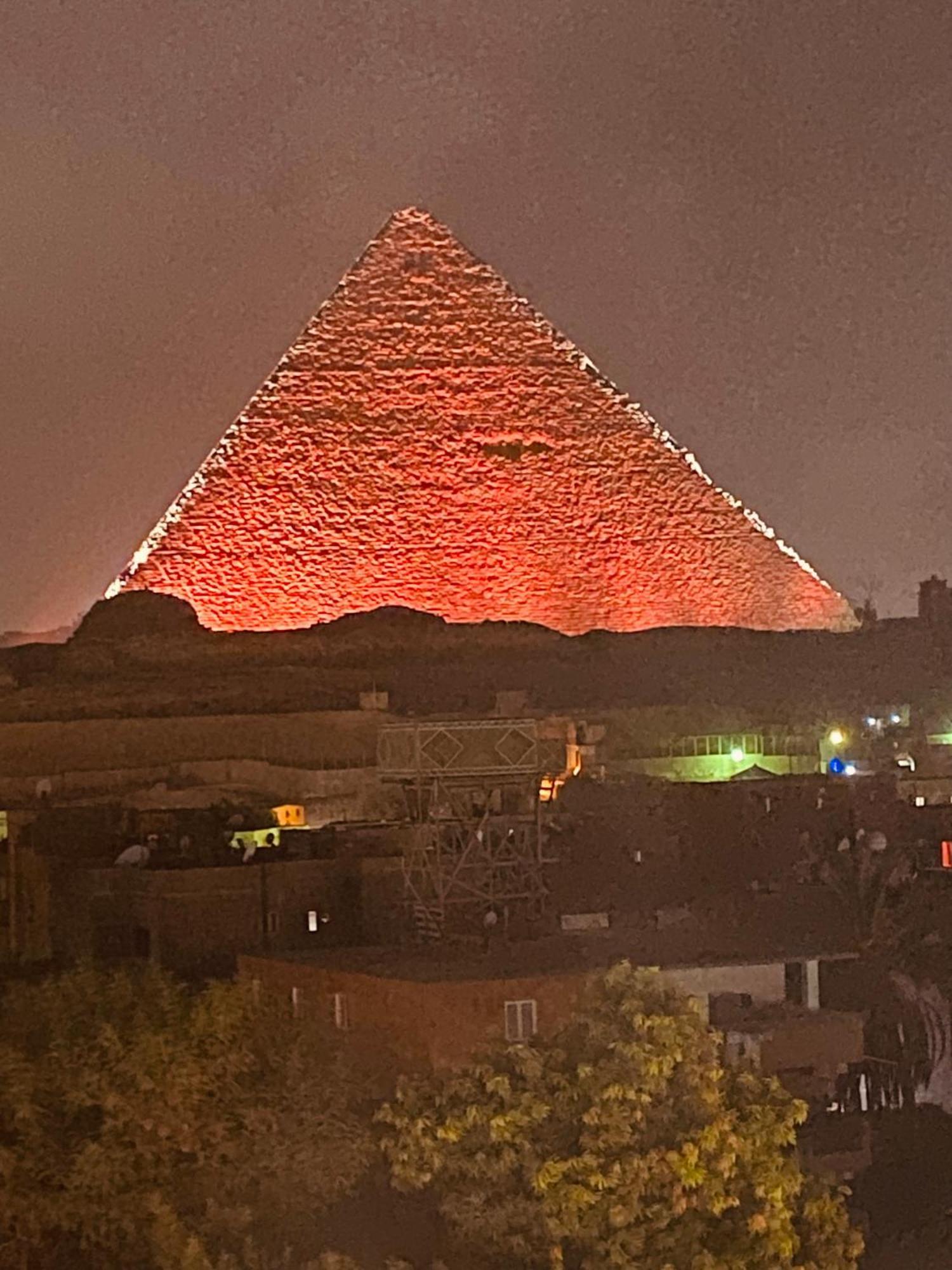 El Aida Pyramids View Hotel Kafret el-Gabal Eksteriør billede