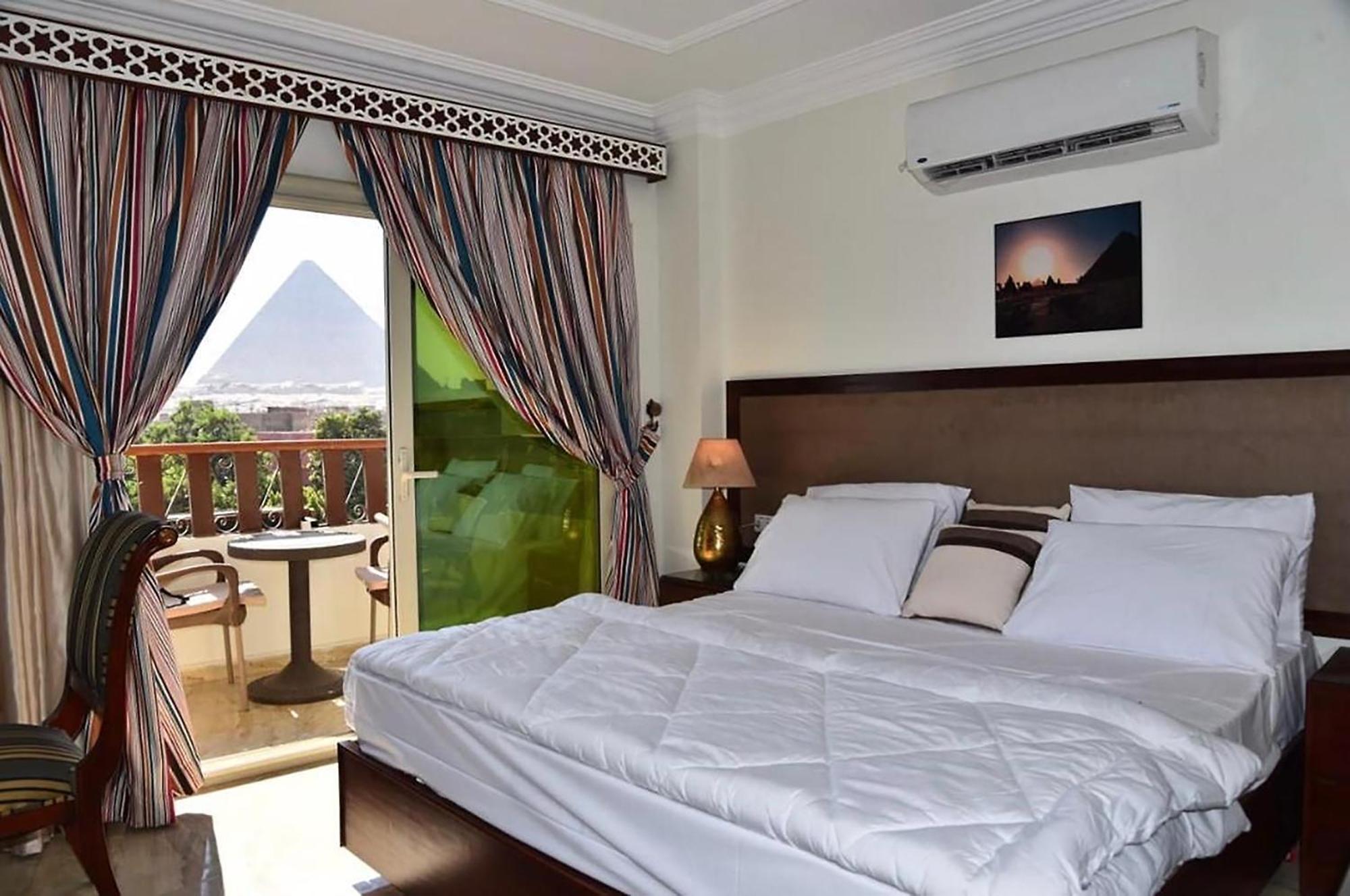 El Aida Pyramids View Hotel Kafret el-Gabal Eksteriør billede
